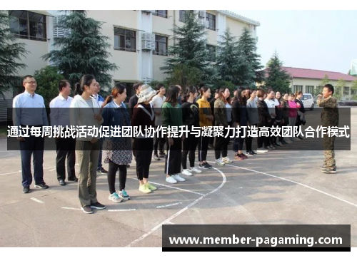 通过每周挑战活动促进团队协作提升与凝聚力打造高效团队合作模式